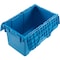 Global Industrial Distribution Container With Hinged Lid 22-3/8x13x13 Blue 257810BL - alternate 4
